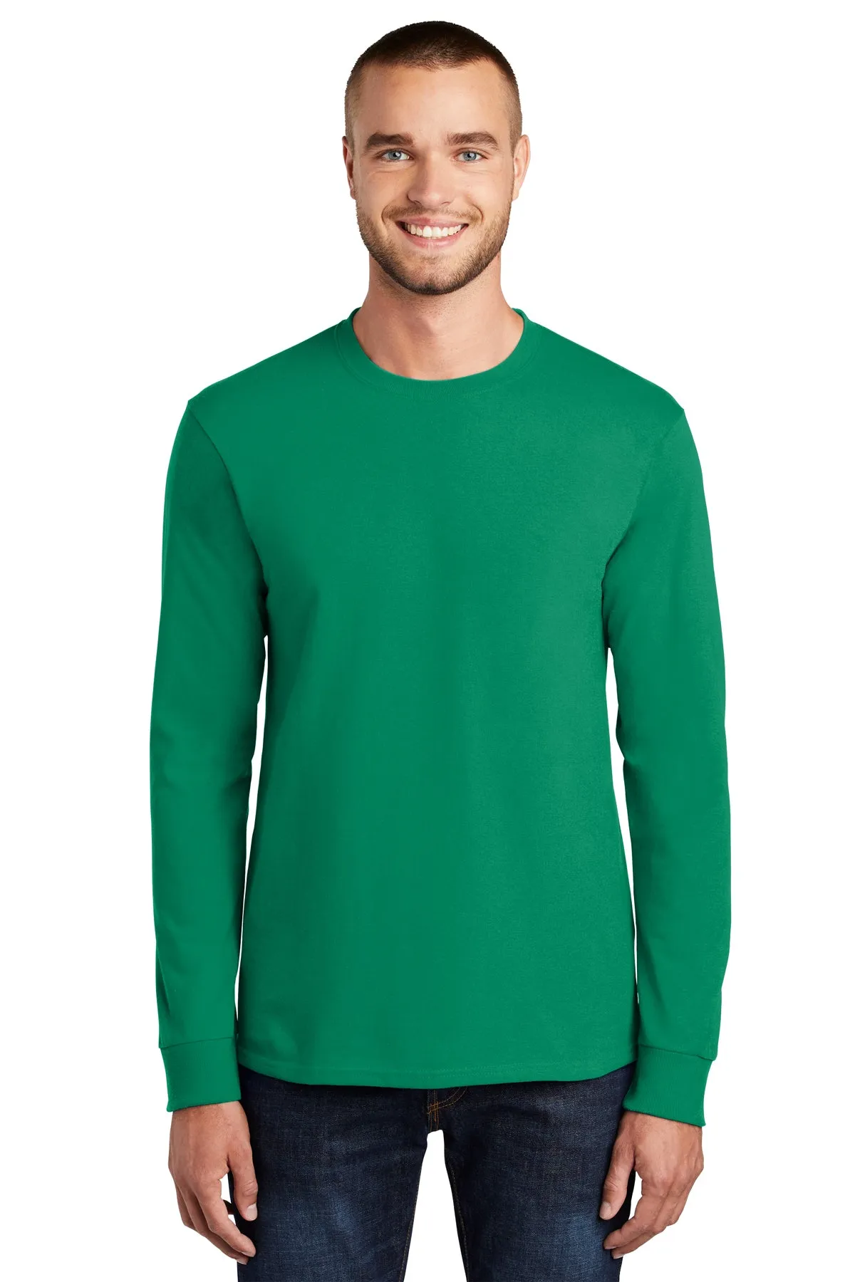 100% Cotton Long Sleeve Tee Closeout