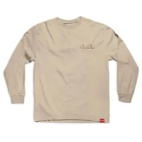 '94 Script Long Sleeve Tee (Cream/Tan)