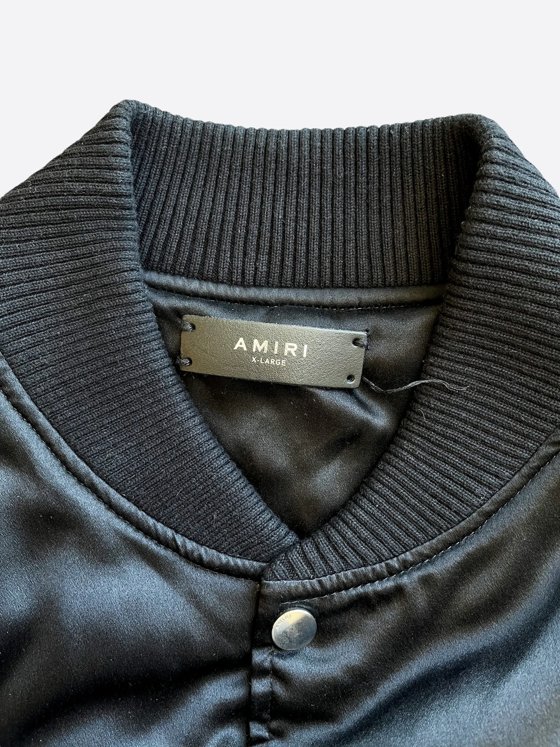 Amiri Black Forever Silk Jacket