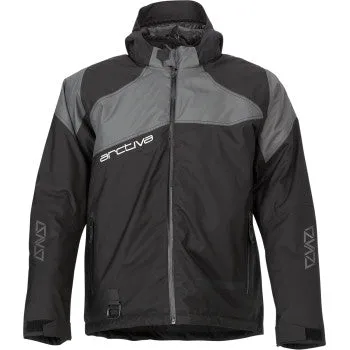 Arctiva Men's Hooded Pivot 5 Snowmobile Jacket Gray