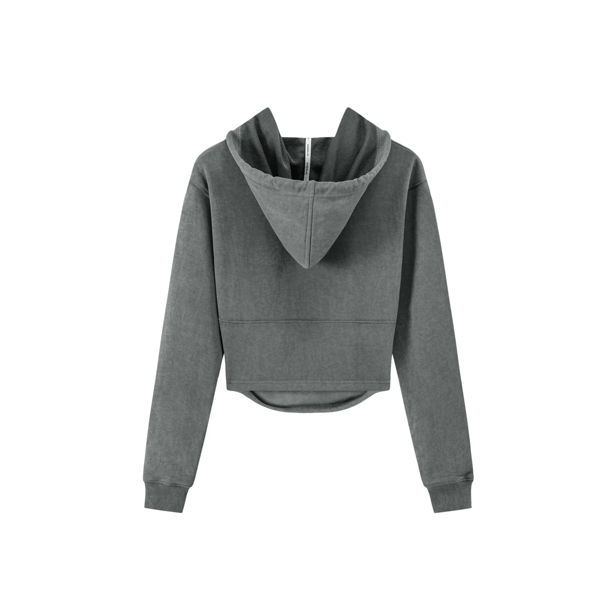 Basic String Cropped Hoodie