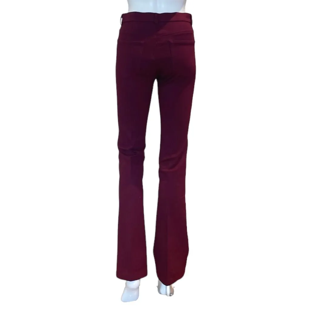 Bordeaux Knit Trousers