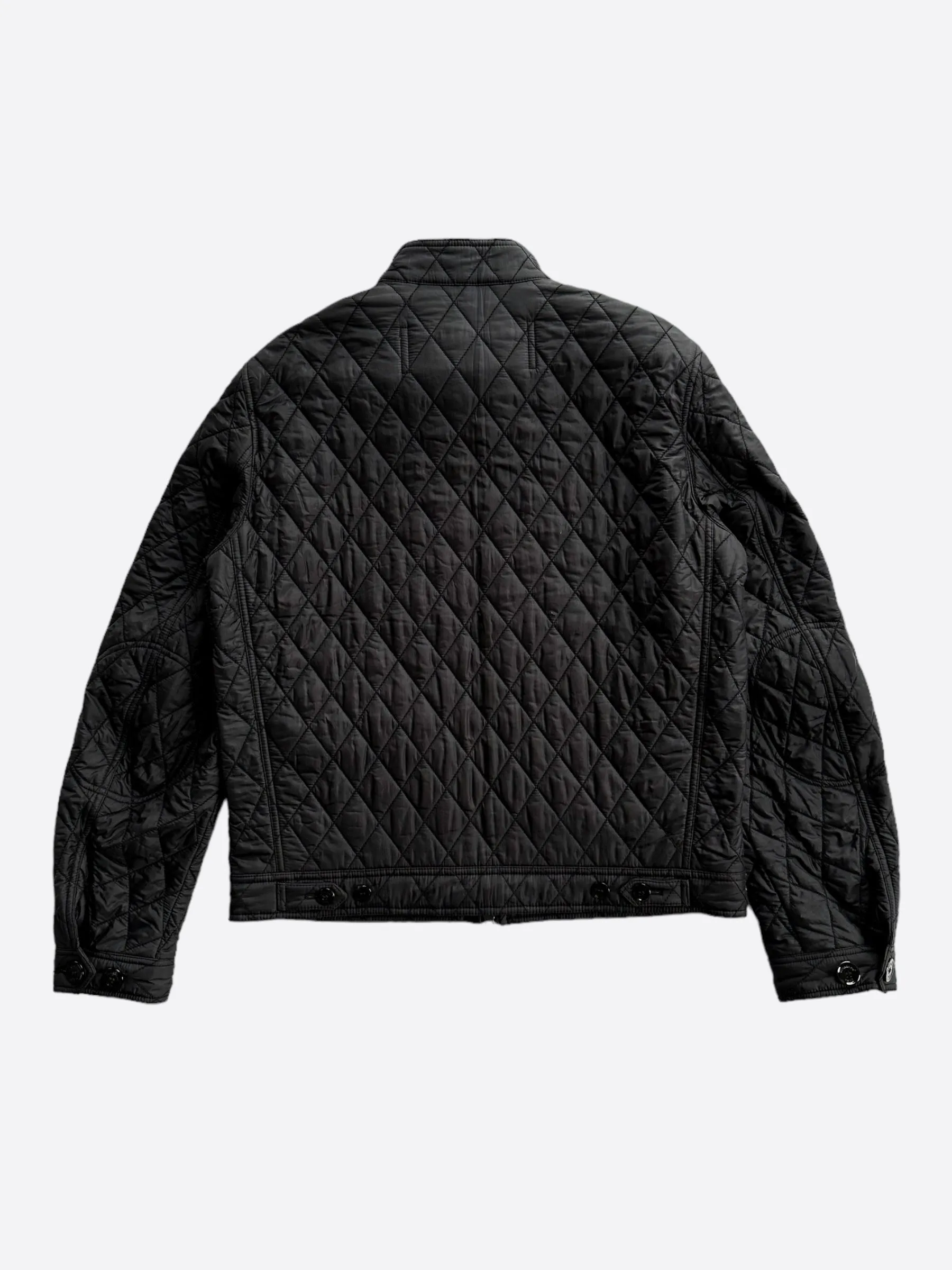 Burberry Brit Black Quilted Zip Up Jacket