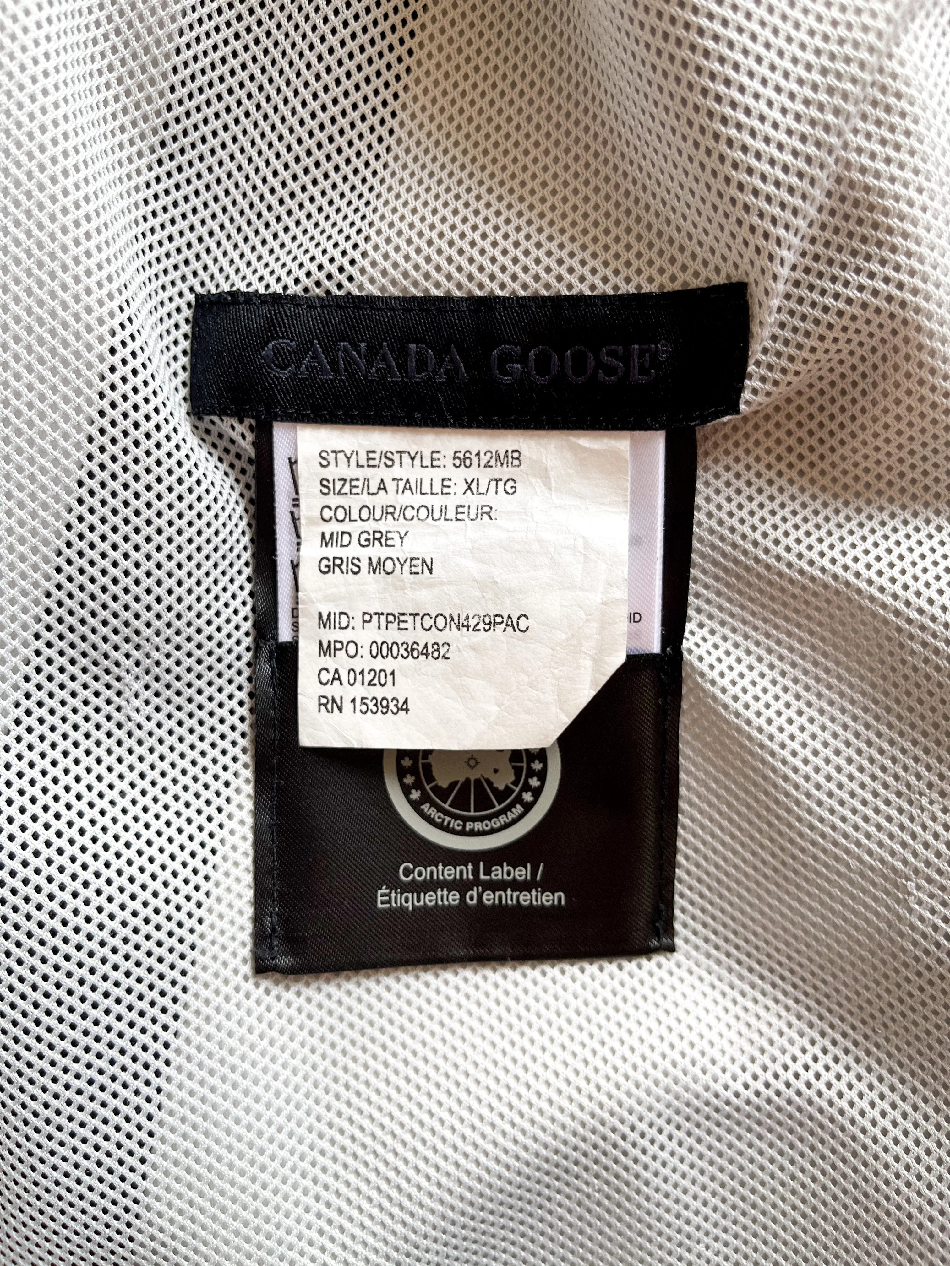 Canada Goose Black Label Mid Grey Wascana Men's Jacket