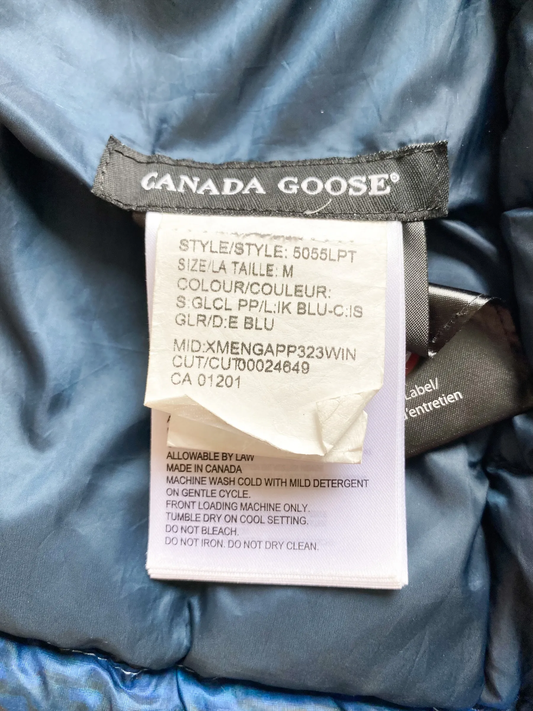 Canada Goose Blue Glacier Camp Hooded Women's Jacket