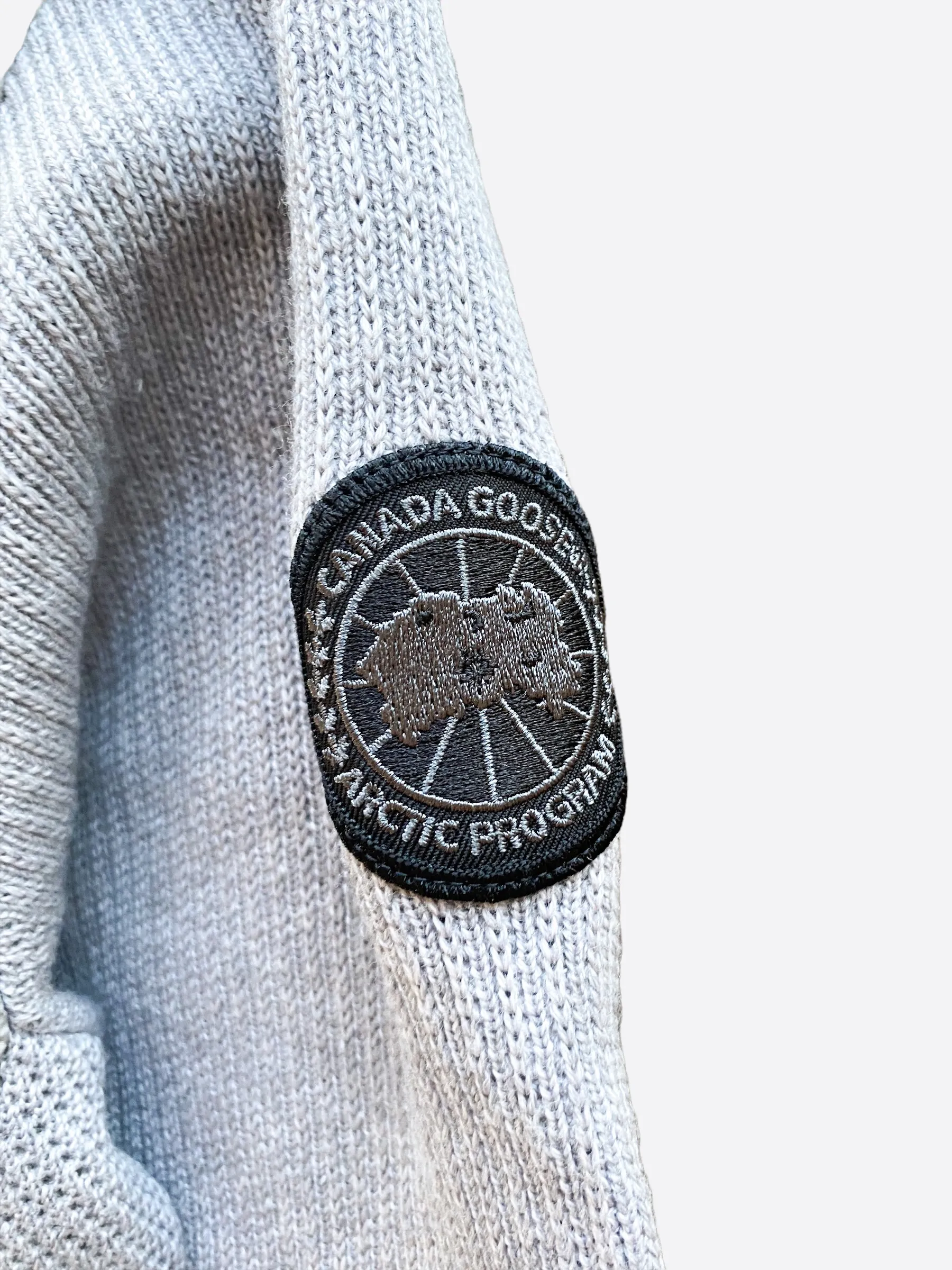 Canada Goose Silver Ore Hybridge Knit Black Label Men's Jacket