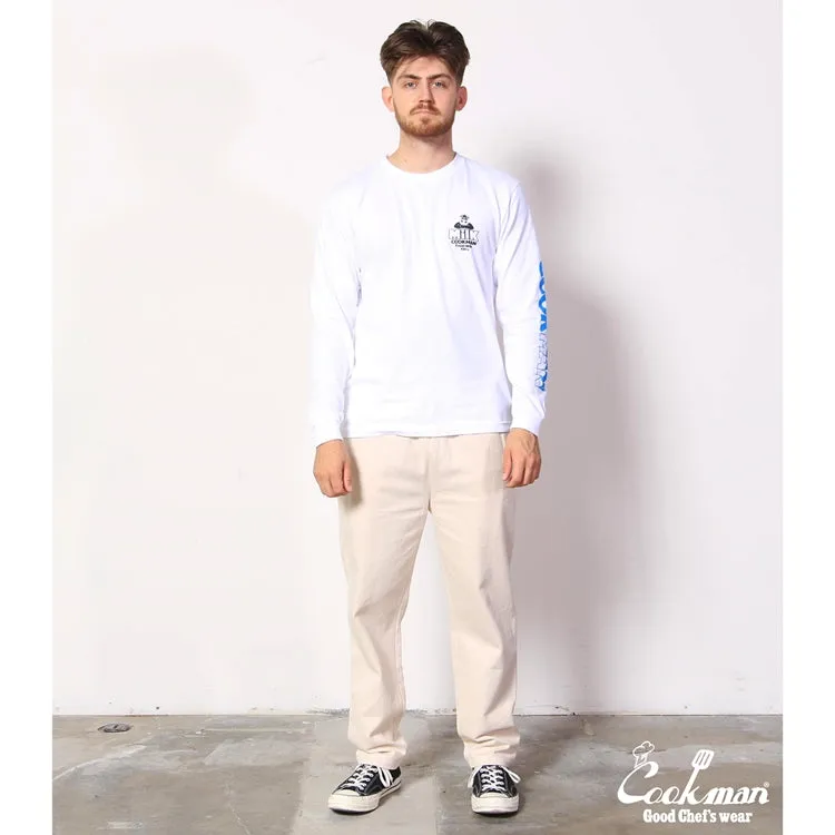 Cookman Long Sleeve Tees - Milk : White