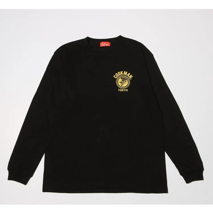 Cookman Long Sleeve Tees - TokyoDragon : Black