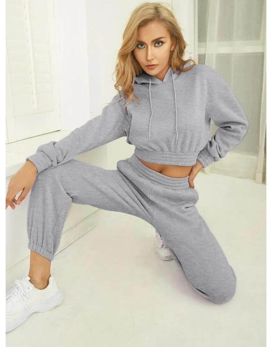 Cropped Hoodie Fleece