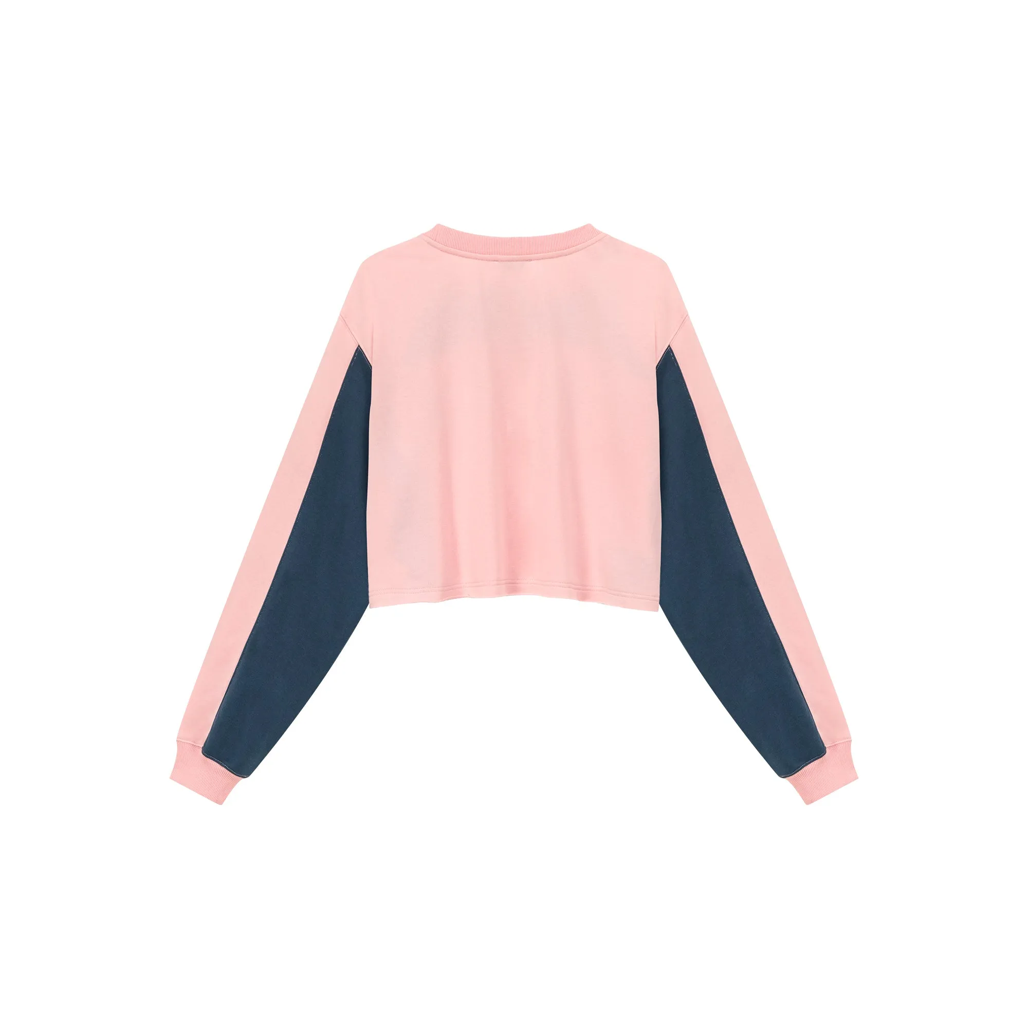 Cropped Logo Color Loosefit Sweatshirt