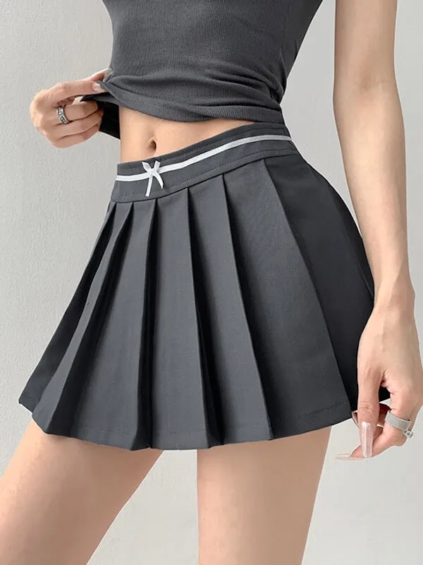 Cute bow academia skirt