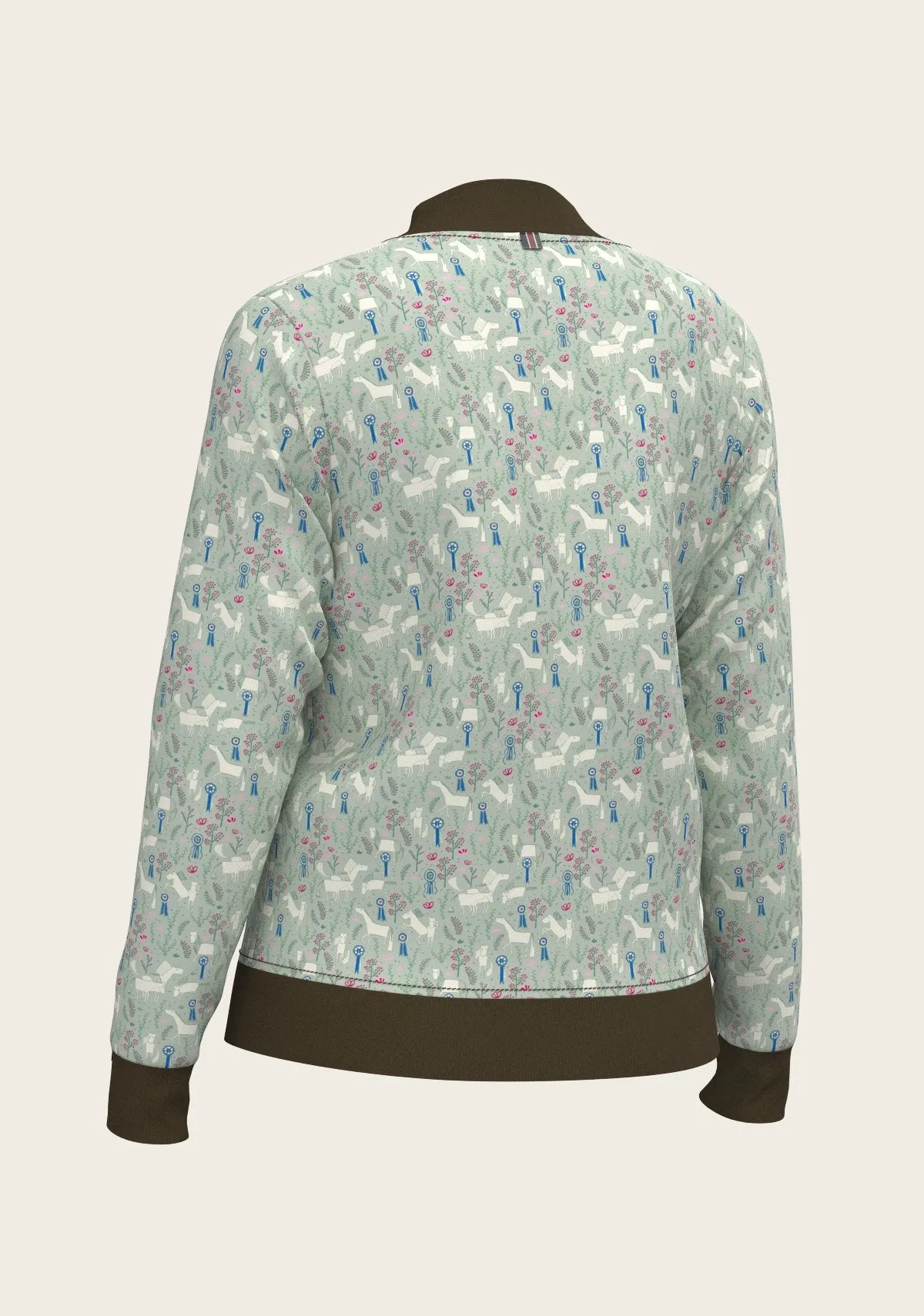 Espoir Equestrian Grapeleaf Rosettes Reversible Jacket