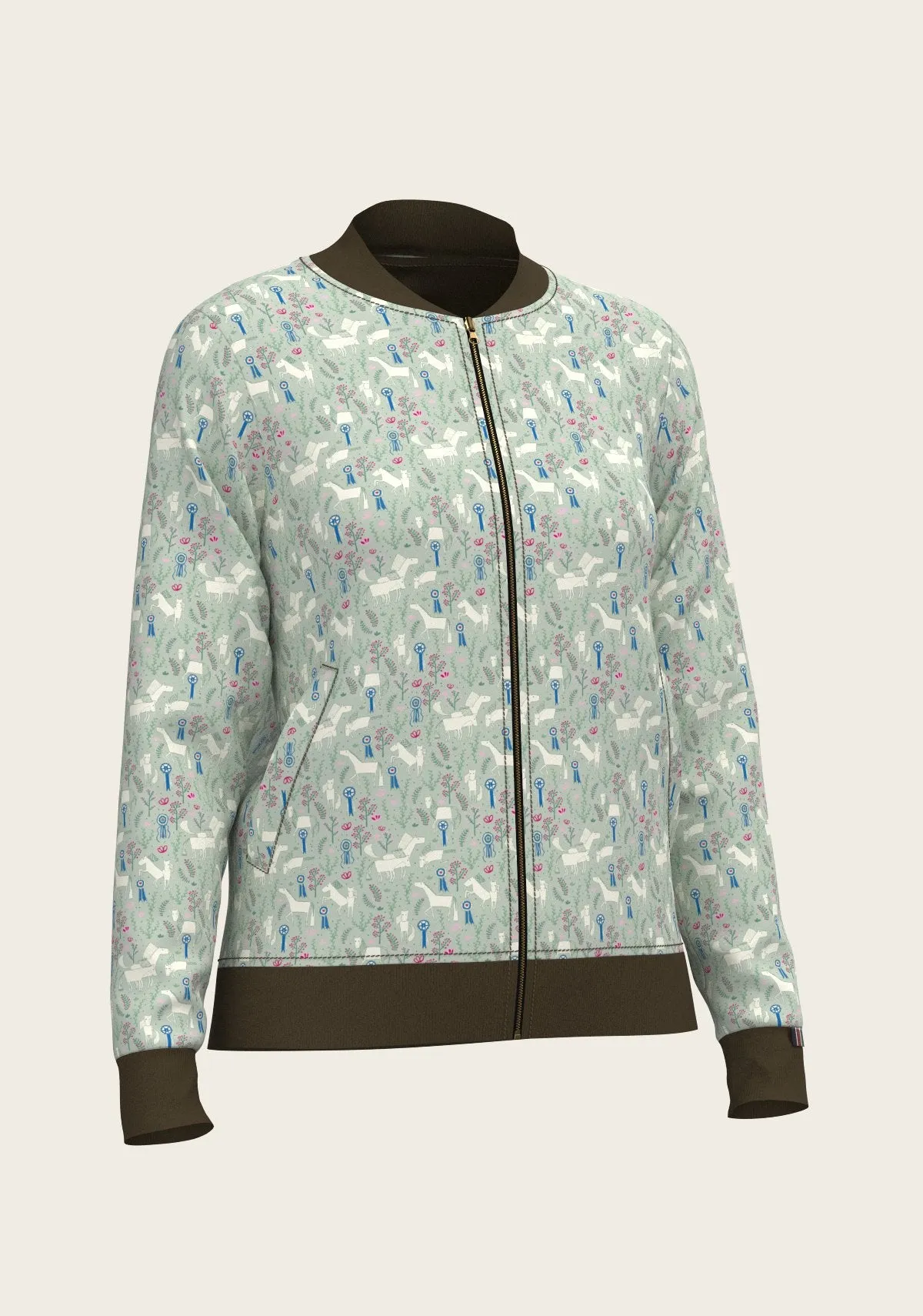 Espoir Equestrian Grapeleaf Rosettes Reversible Jacket