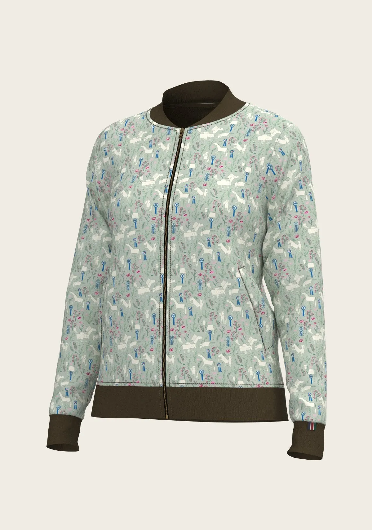 Espoir Equestrian Grapeleaf Rosettes Reversible Jacket