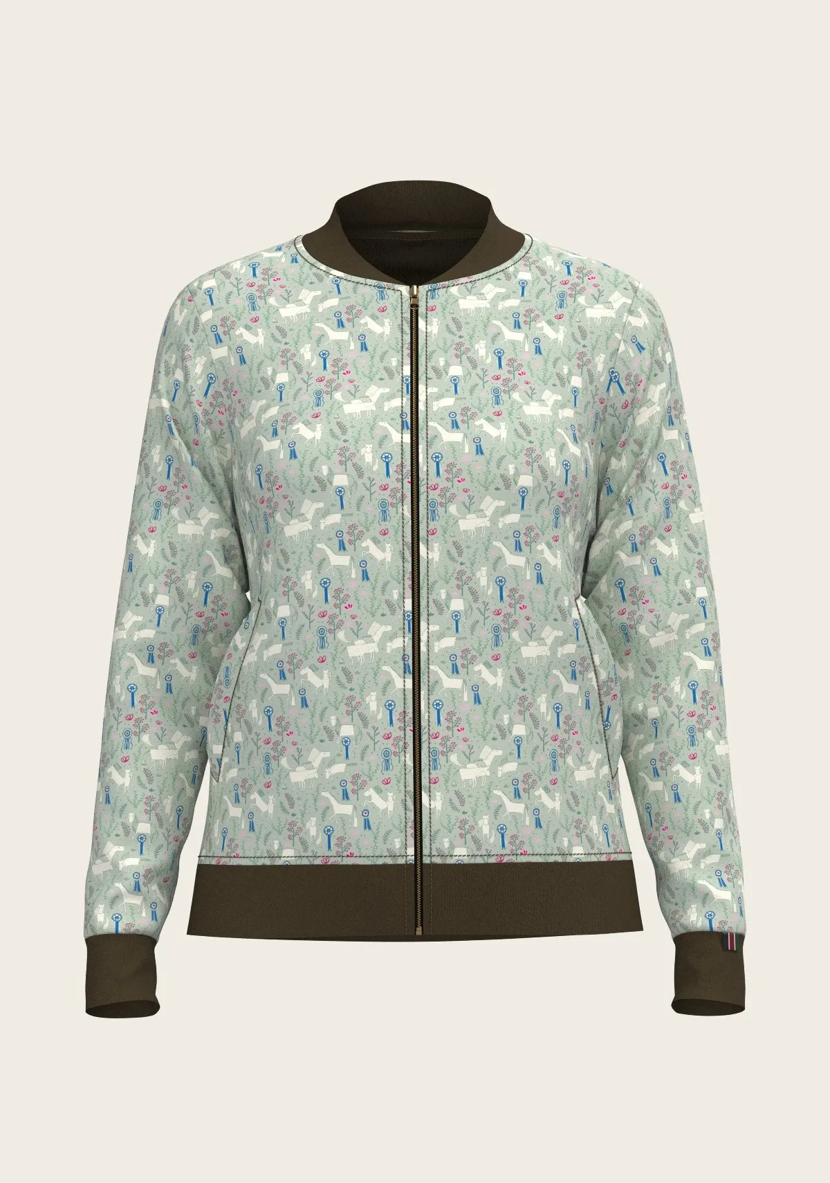 Espoir Equestrian Grapeleaf Rosettes Reversible Jacket