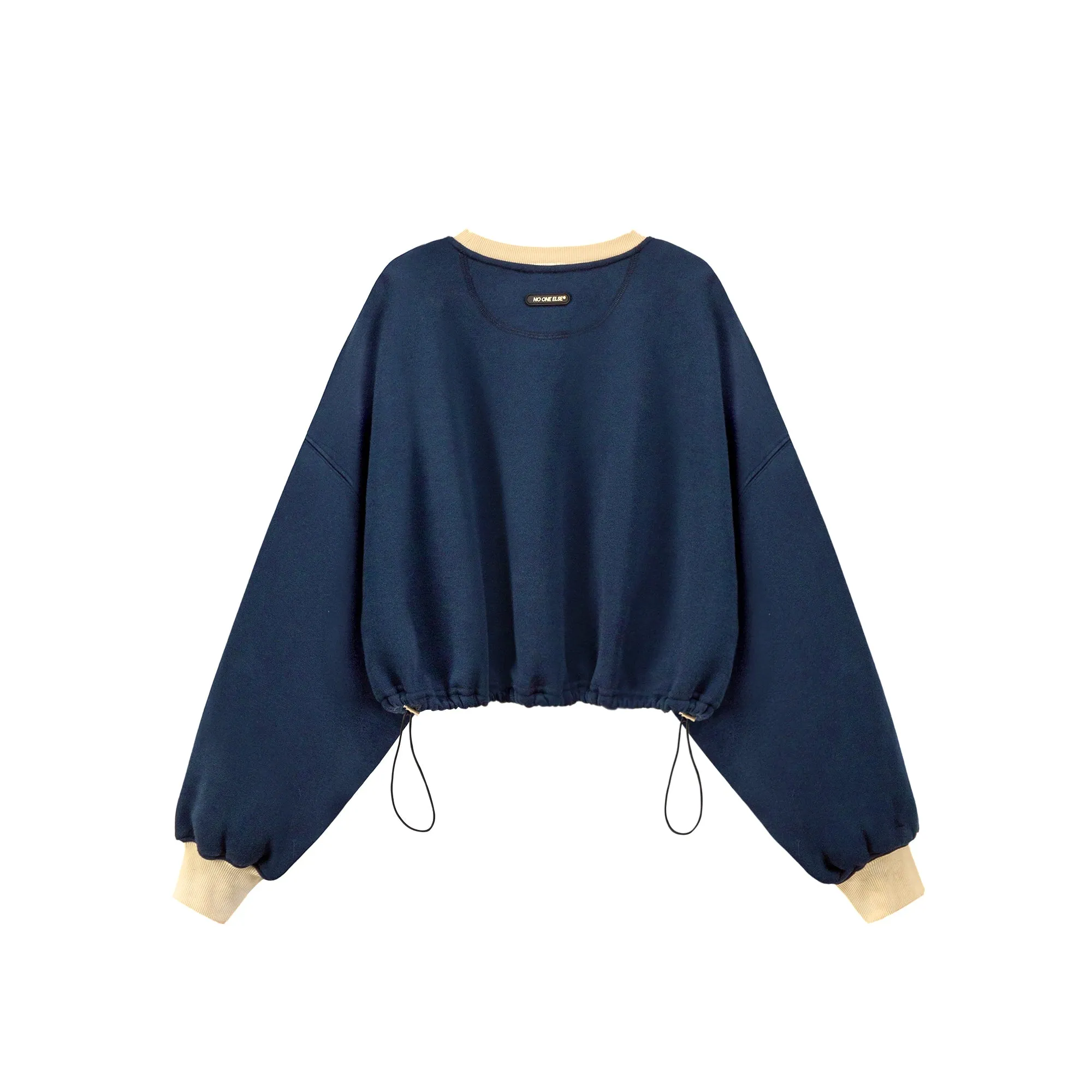 Essential Cropped Loose-Fit Sweatshirt