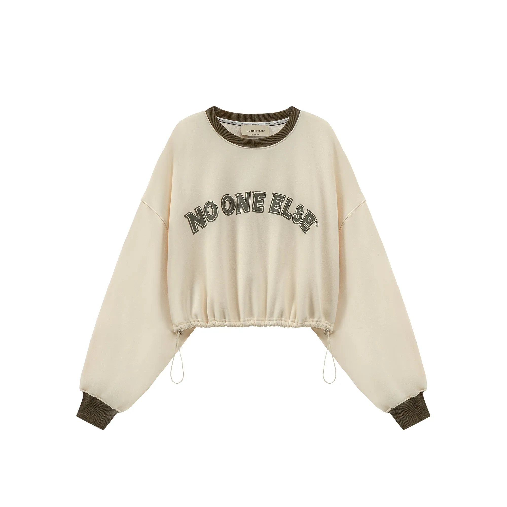 Essential Cropped Loose-Fit Sweatshirt