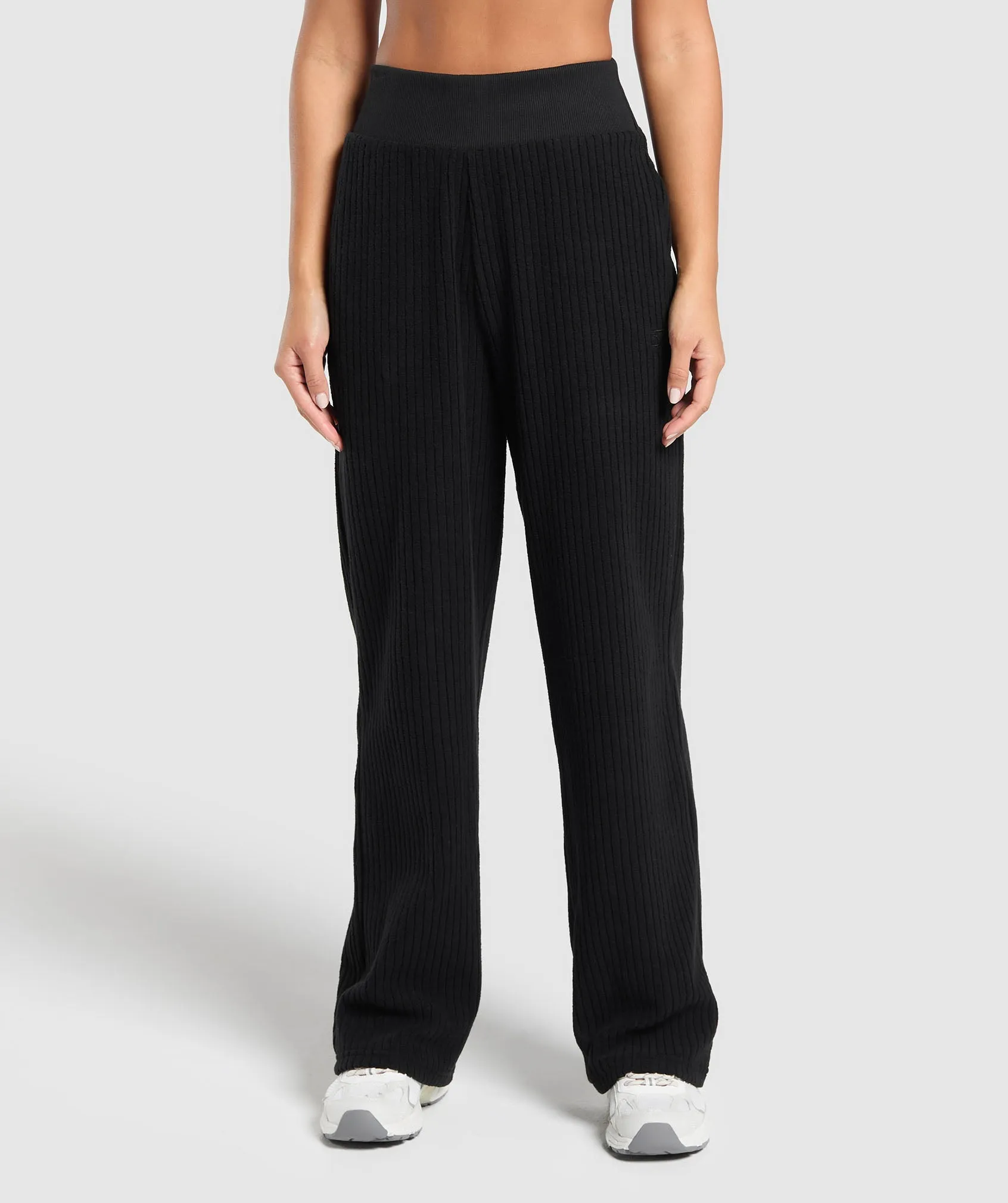 Gymshark Cord Flared Trousers - Black