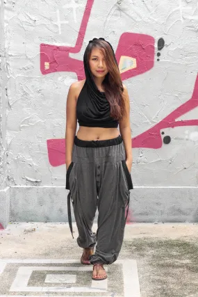 Harem Pants Dara Charcoal