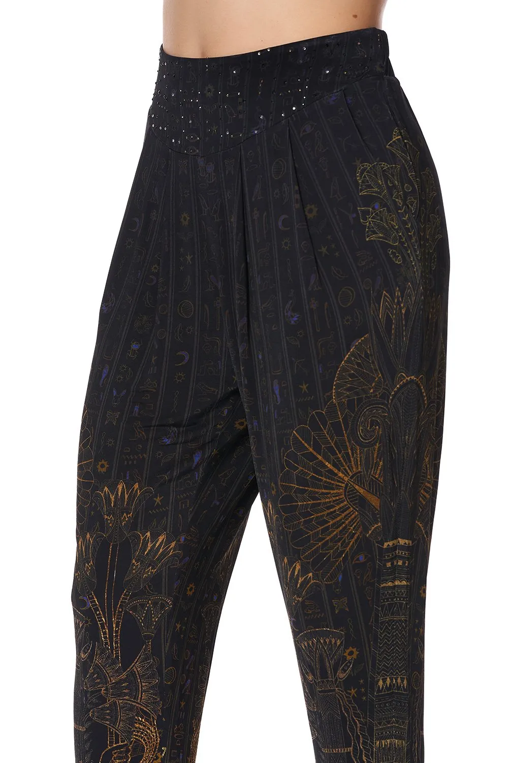 HAREM PANTS WITH FRONT PLEATS COBRA KING