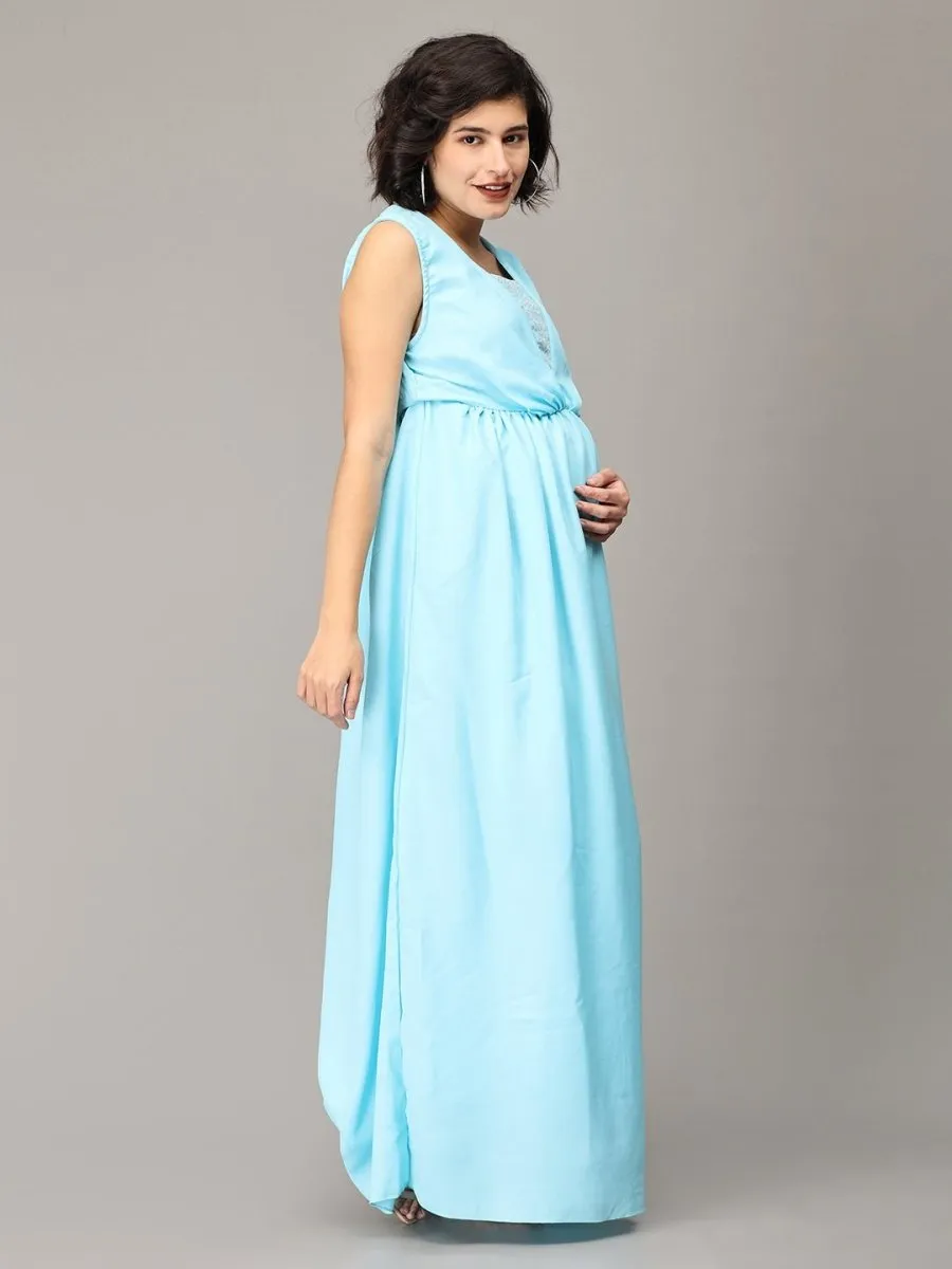 Ice Lilly Sequins Maternity Dress