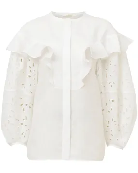 Iconic Milk Eyelet Blouse