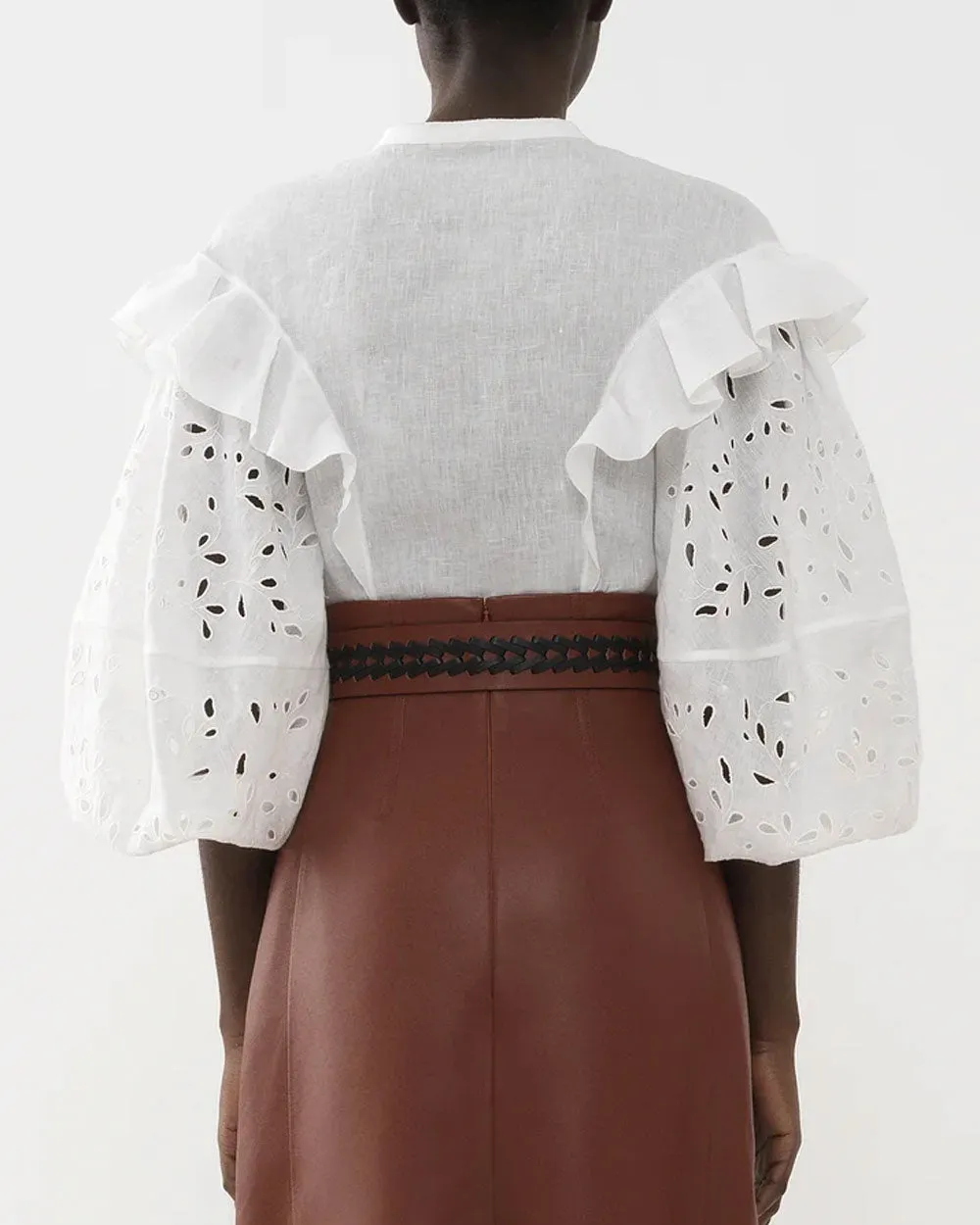 Iconic Milk Eyelet Blouse