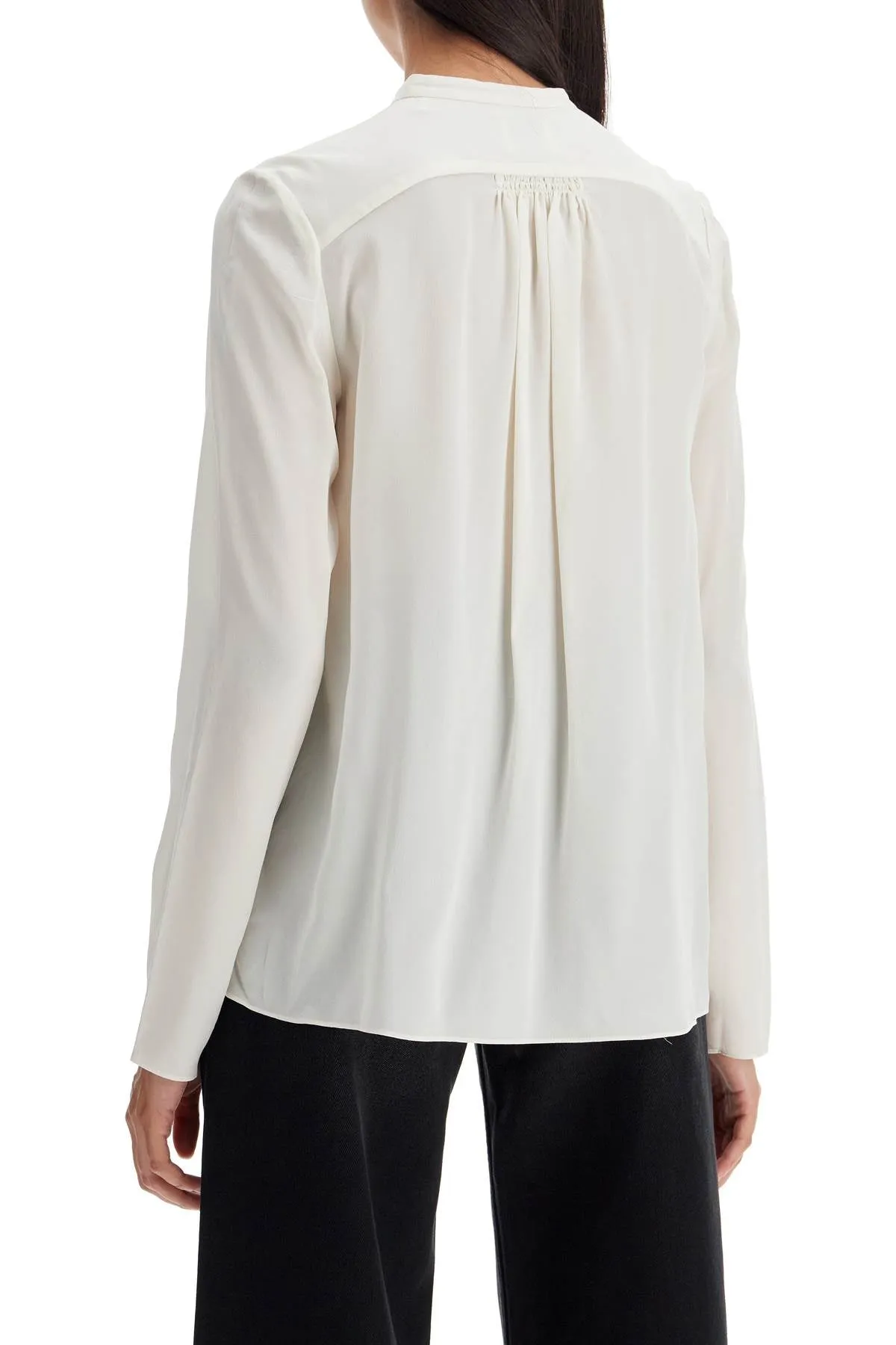 Isabel Marant Silk Blouse With Ruffle Ut