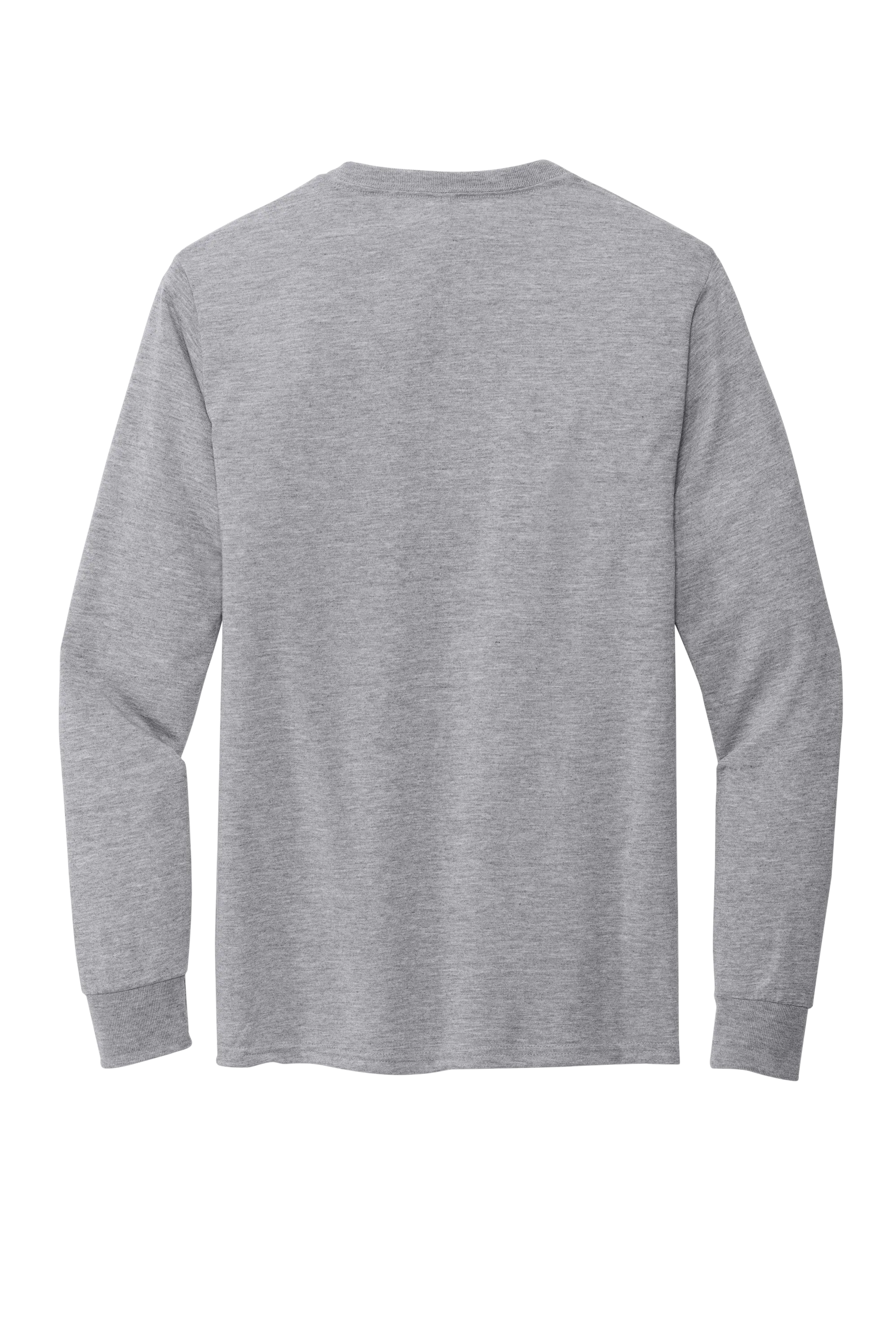 Jerzees® Dri-Power® 100% Polyester Long Sleeve T-Shirt - Athletic Heather