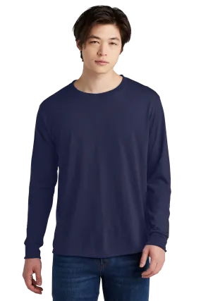 Jerzees® Dri-Power® 100% Polyester Long Sleeve T-Shirt - J. Navy