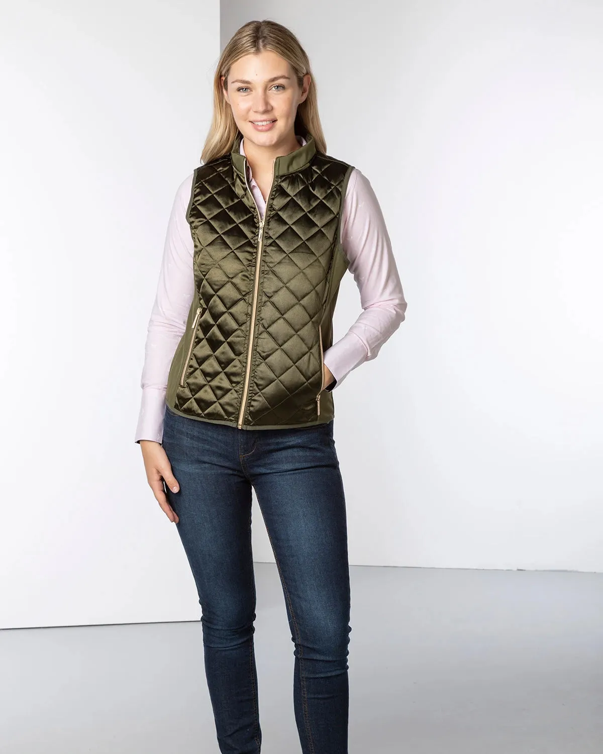 Ladies Quilted Hybrid Gilet