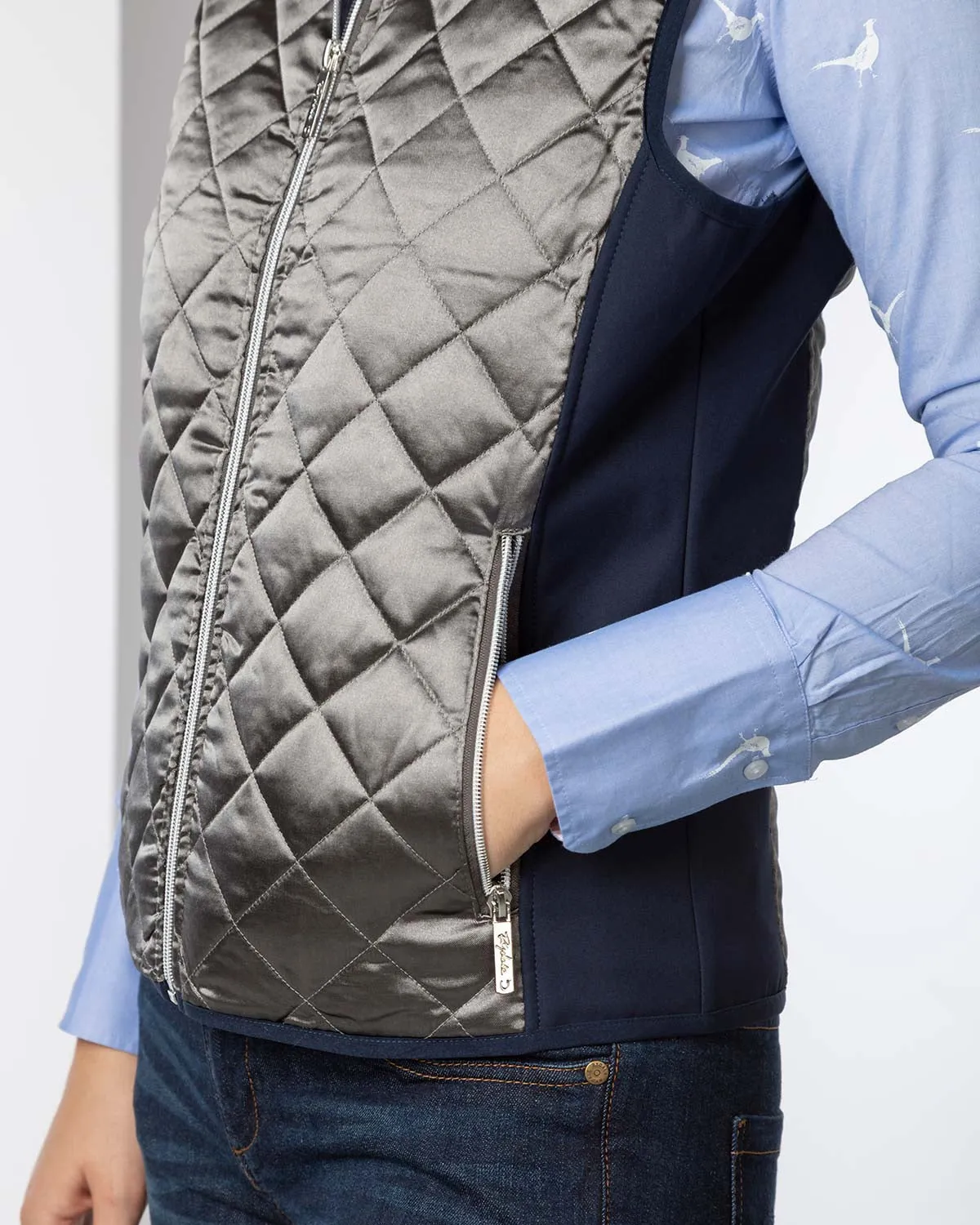 Ladies Quilted Hybrid Gilet