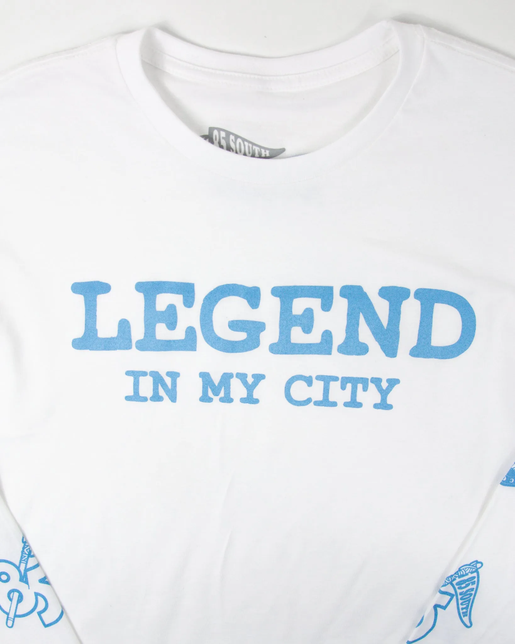 Legend In My City Long Sleeve - White/Blue