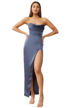 LEXI Juliana Corset Maxi (Slate) - RRP $349