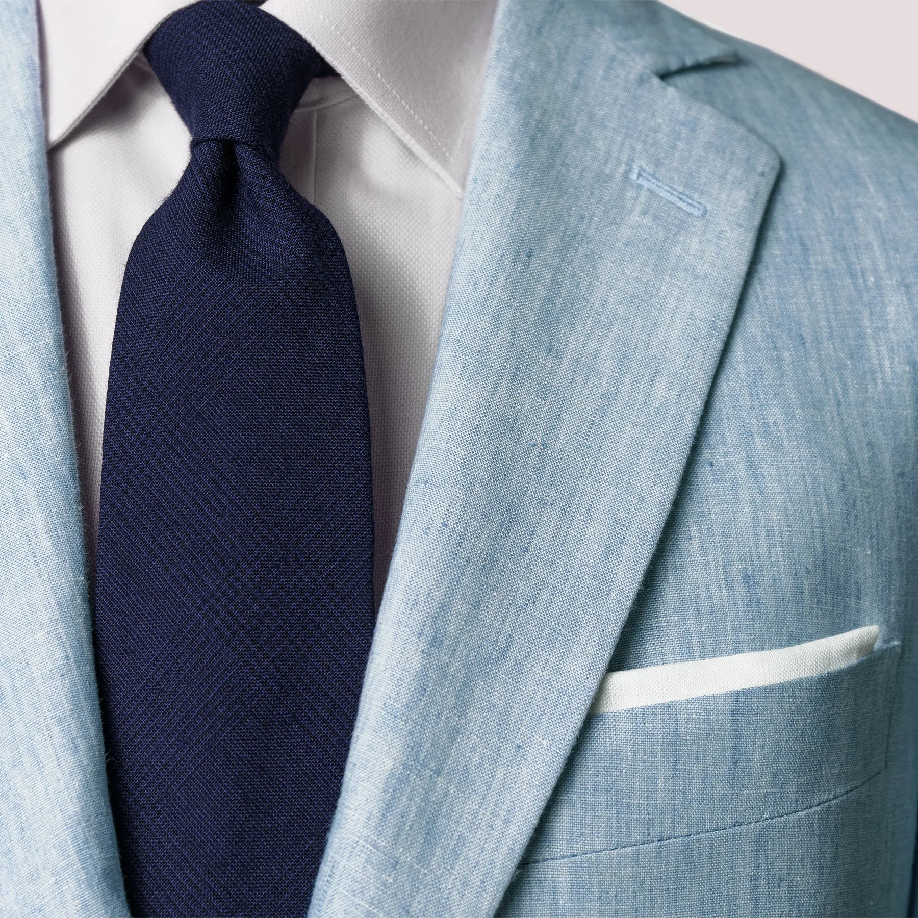 Light Blue Linen Jacket