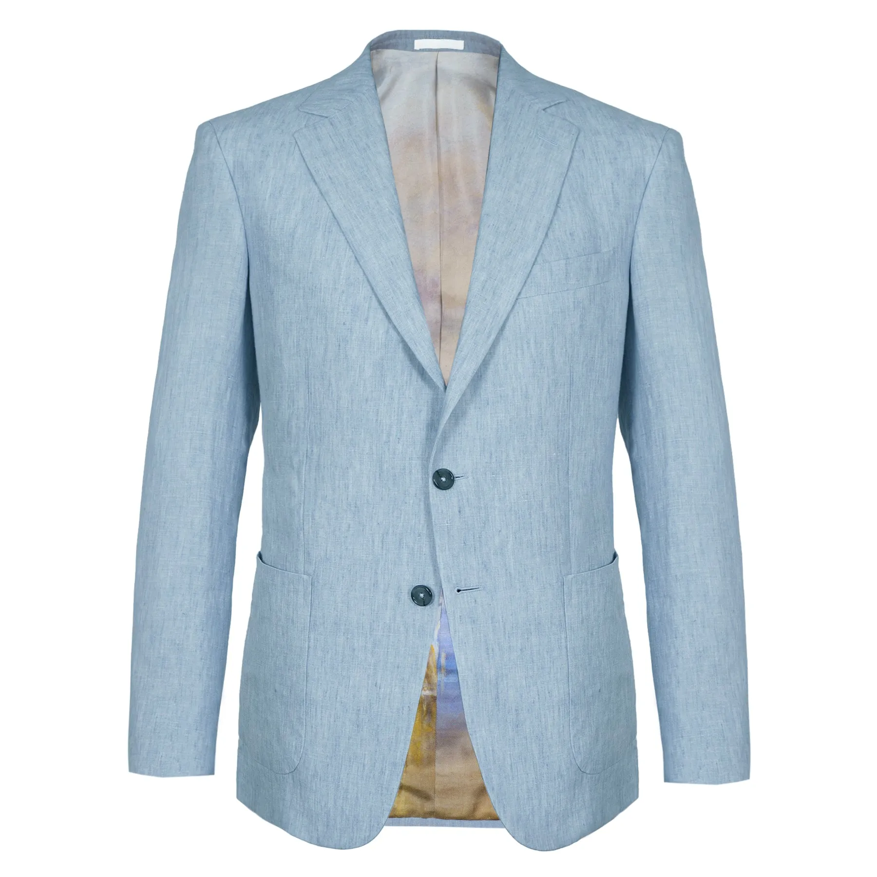 Light Blue Linen Jacket