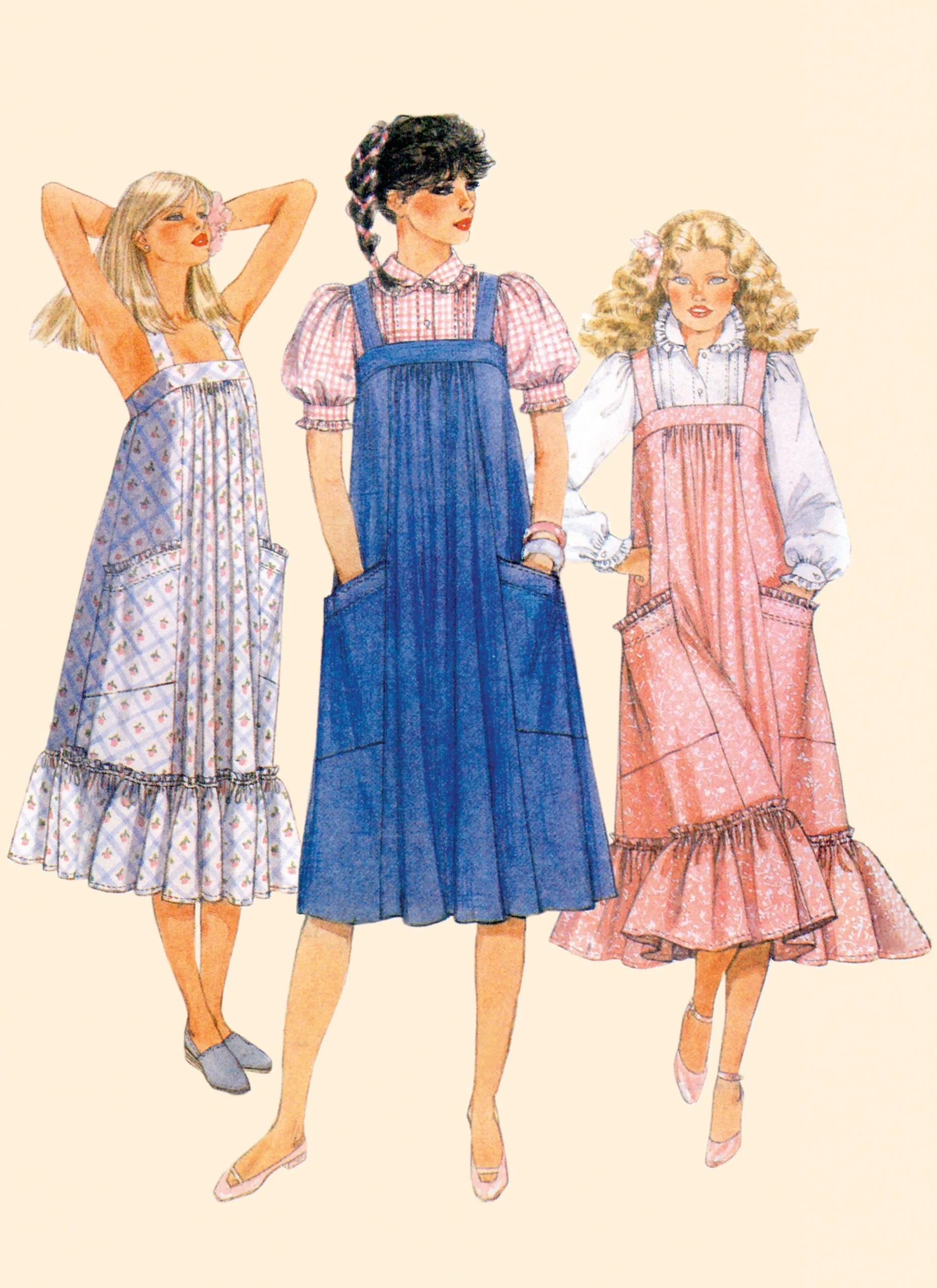 McCall's 8318 Dresses and Blouses Pattern by Laura Ashley