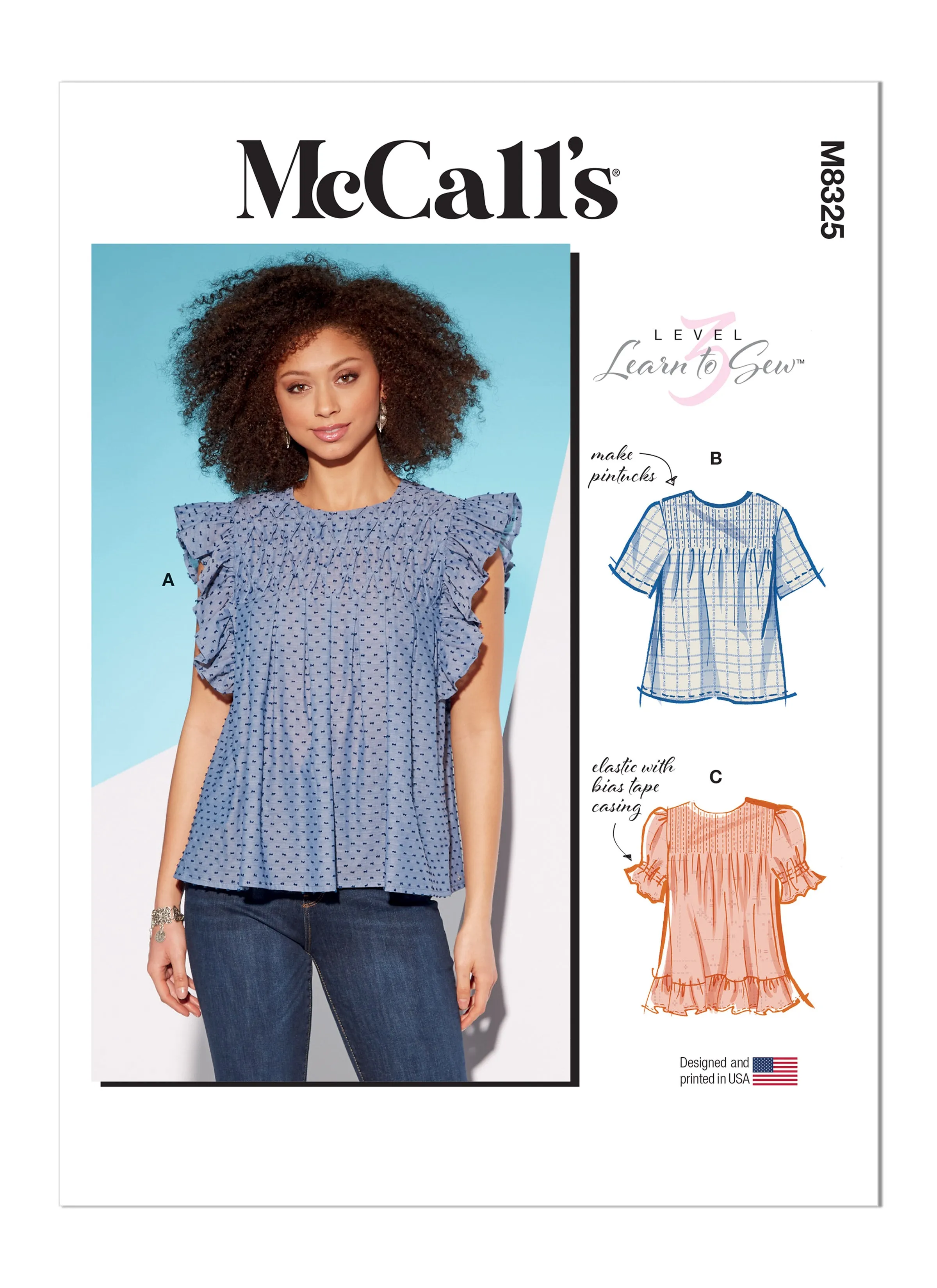 McCall's sewing pattern 8325 Tops