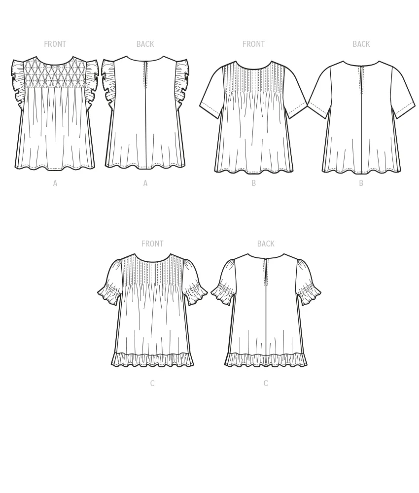 McCall's sewing pattern 8325 Tops