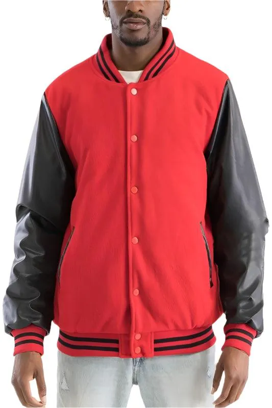 Men's Letterman Jackets 8 Color Options