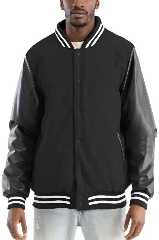 Men's Letterman Jackets 8 Color Options