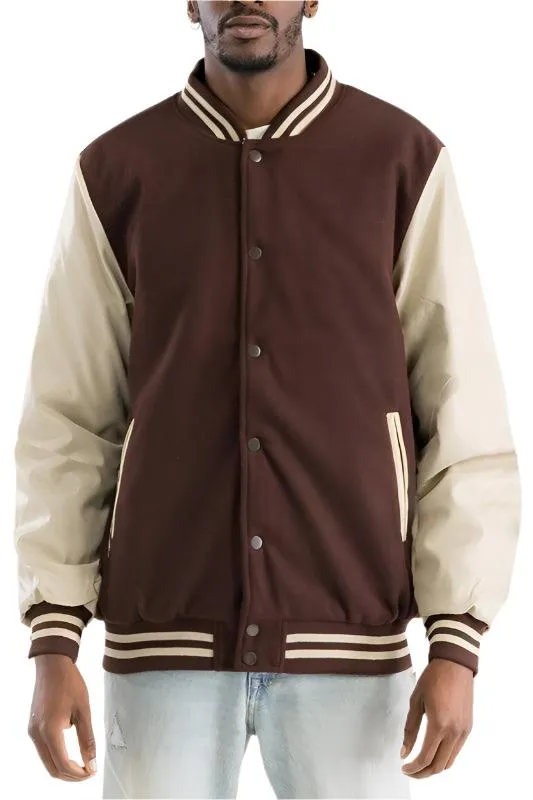 Men's Letterman Jackets 8 Color Options