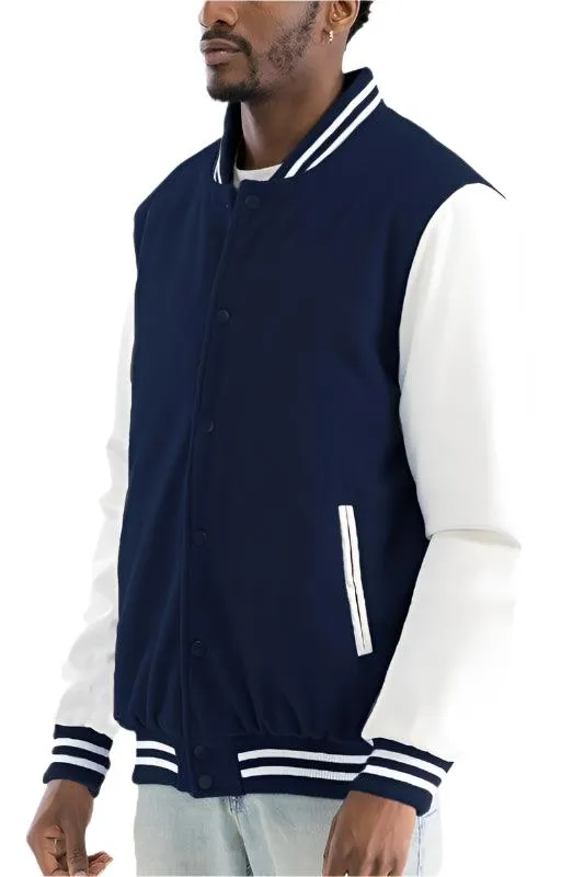 Men's Letterman Jackets 8 Color Options