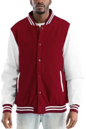 Men's Letterman Jackets 8 Color Options