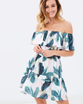 Minipink Avalon Off The Shoulder Dress