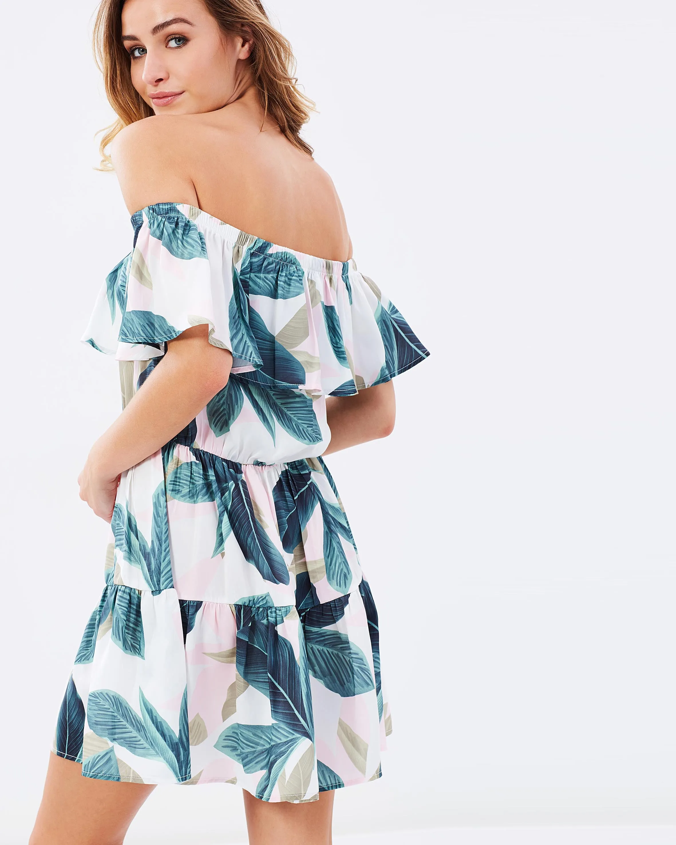 Minipink Avalon Off The Shoulder Dress