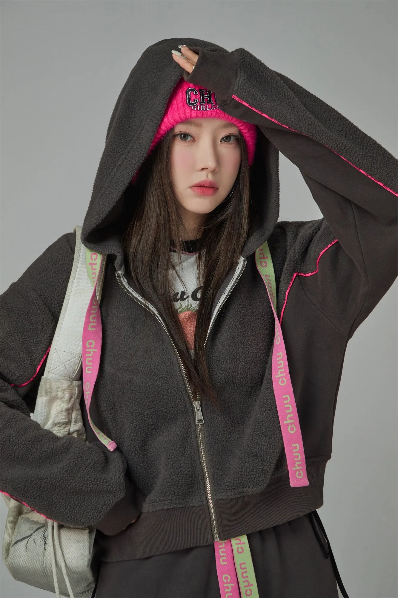 Miss Sporty Cropped Hoodie