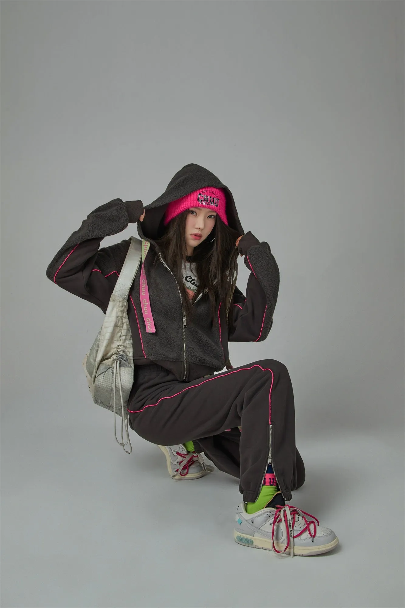 Miss Sporty Cropped Hoodie