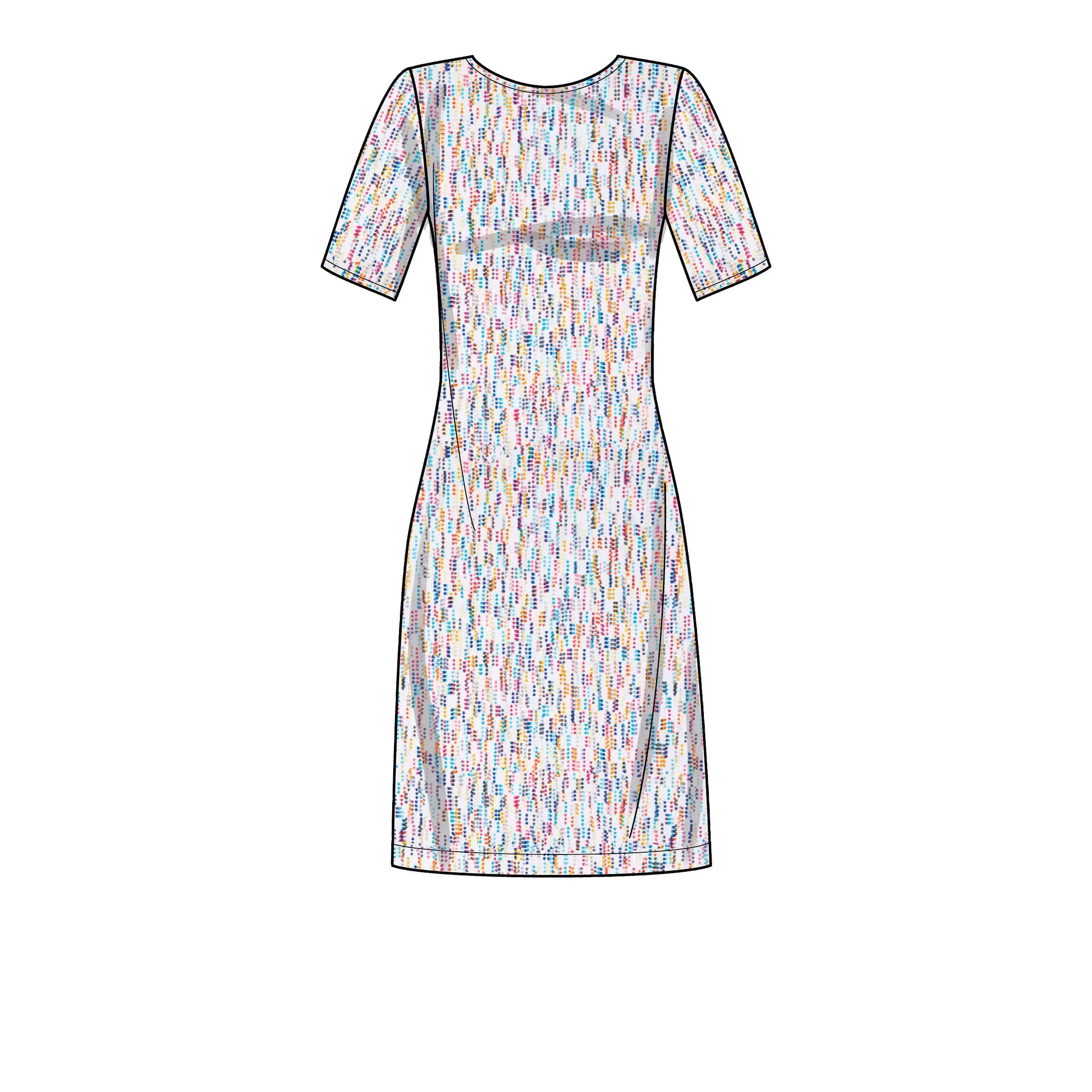 New Look Sewing Pattern 6650  Knit Dress