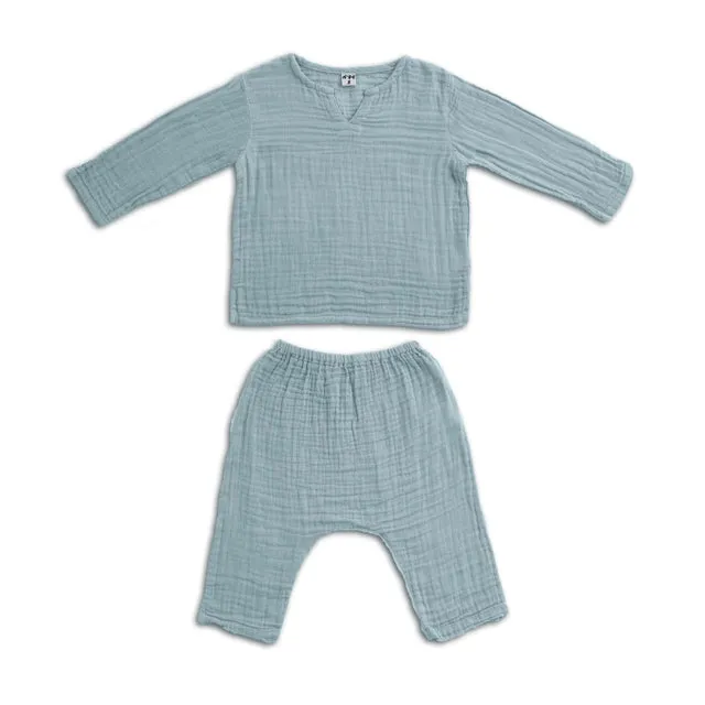 Numero 74 Organic Cotton Zac Suit Sweet Blue